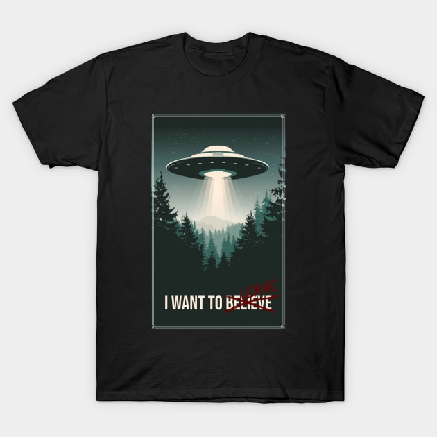 I WANT TO BE - LEAVE T-Shirt by INLE Designs